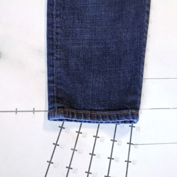 Banana Republic Jeans Womens 29 Blue Skinny Dark Wash Preppy Y2K Retro Stretch - Picture 8 of 8